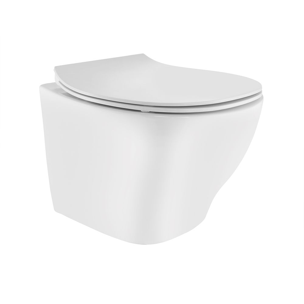 Jaquar Arc Rimless, Blind Installation Wall Hung WC White finish