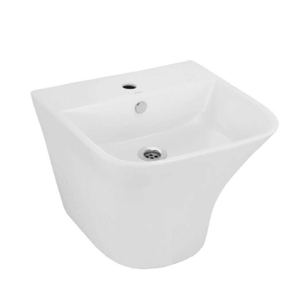 Jaquar Aria Wall Mounted Wash Basin White finish