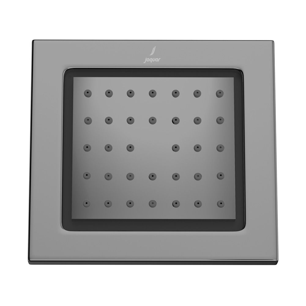 Jaquar Body Shower 130x120mm Rectangular Shape - Black Chrome Black Chrome finish