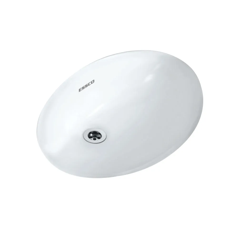 Essco Elements Under Counter Basin White finish