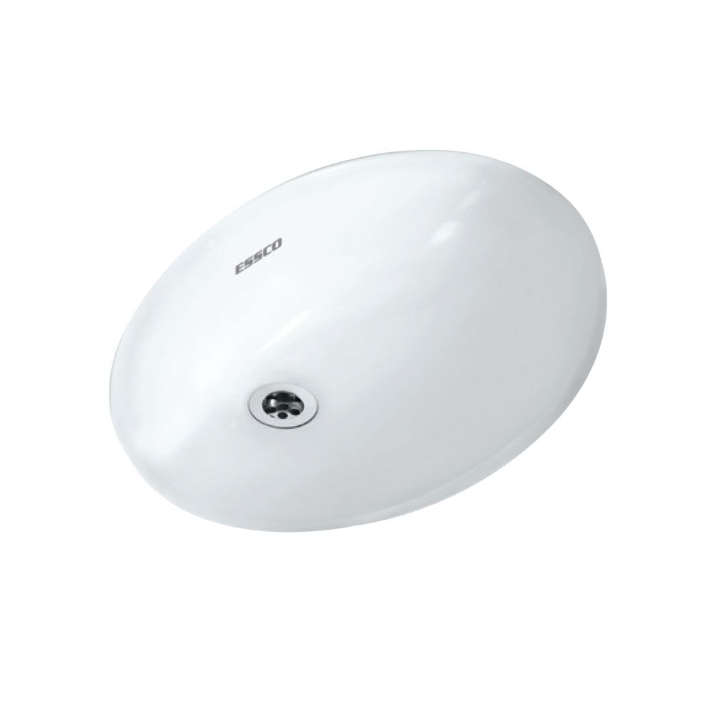 Essco Elements Under Counter Basin White finish