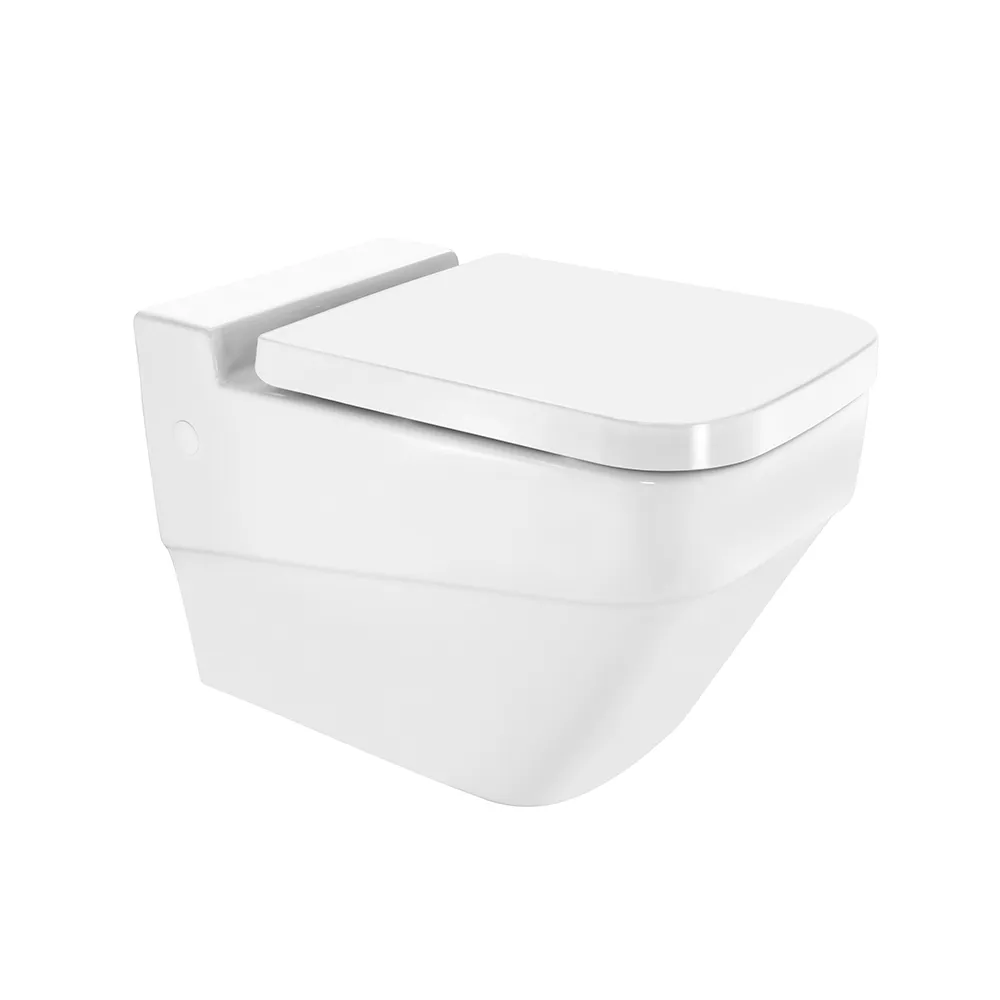 Jaquar Fonte Rimless Wall Hung WC White finish