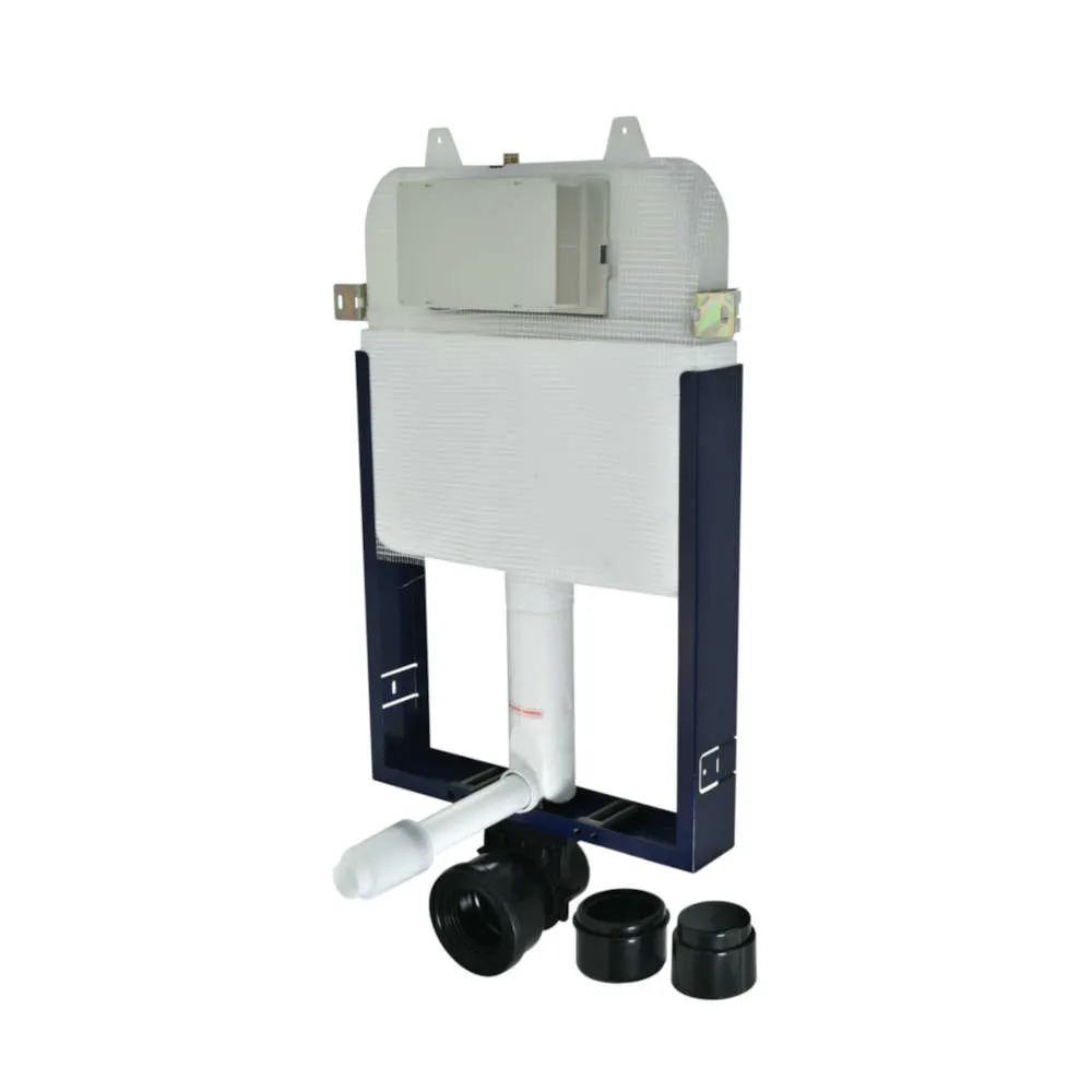 Jaquar Single Piece Slim Concealed Cistern with Wall Mounting Frame White finish
