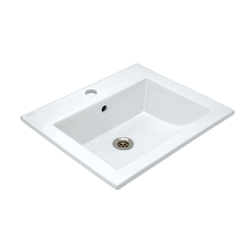 Jaquar Kubix Counter Top Basin White finish