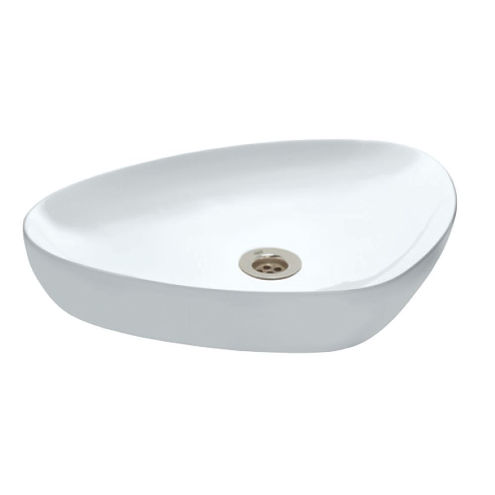 Jaquar Lyric Thin Rim Table Top Basin White finish