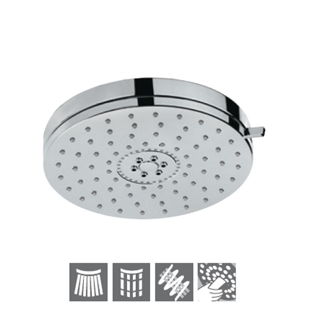 Jaquar Overhead Shower ø140mm Round Shape Multi Flow Chrome finish