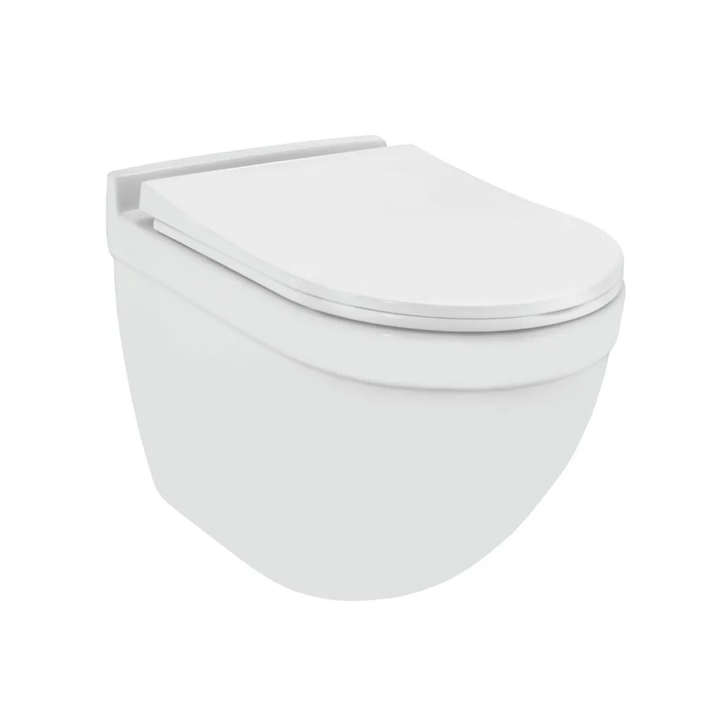 Jaquar Solo Rimless, Blind Installation Wall Hung WC White finish