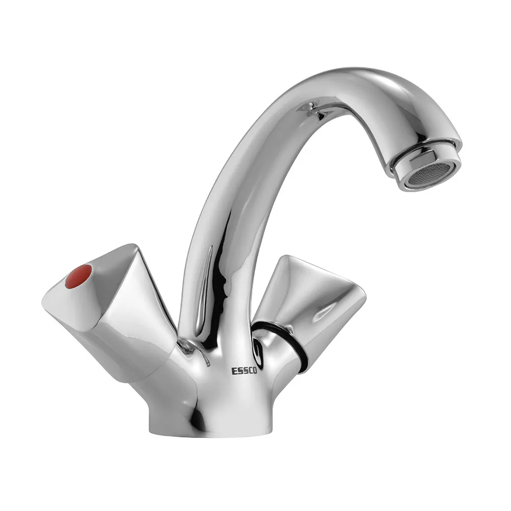 Essco Monoblock Basin Mixer Chrome finish